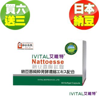 日本春の小川高活性納豆激酶膠囊(60粒)「買6送3限量組」