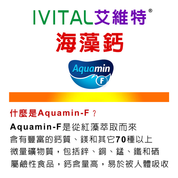 「滿11000贈品」IVITAL艾維特®海藻鈣(100錠)「會員價1000元」